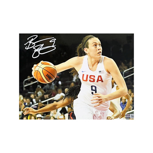 Breanna Stewart Autographed USA Basketball 8x10 Steiner CX