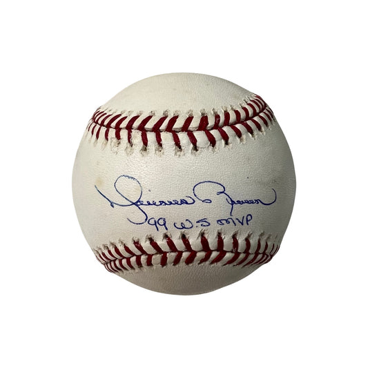 Mariano Rivera Autographed New York Yankees OMLB “99 WS MVP” Inscription JSA