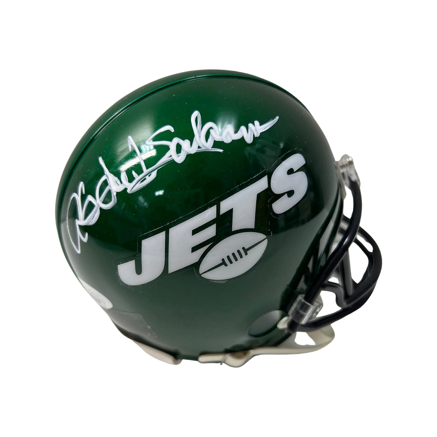 Abdul Salaam Autographed New York Jets Green Mini Helmet JSA