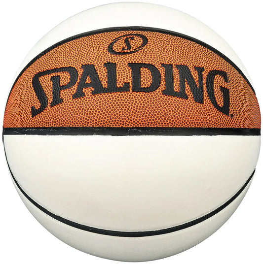 Spalding Signature Series White Panel Basketball Unsigned