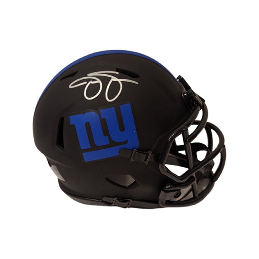 Jason Sehorn Autographed New York Giants Eclipse Mini Helmet JSA