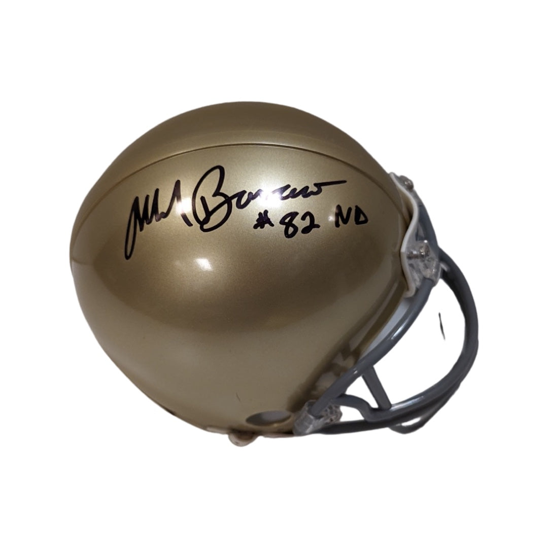 Mark Bavaro Autographed Notre Dame Fighting Irish Mini Helmet Steiner CX