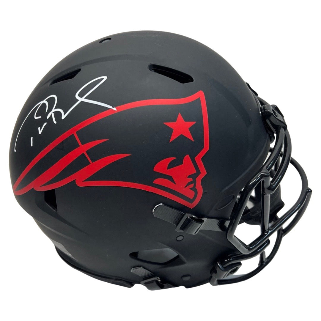Tom Brady Autographed New England Patriots Eclipse Authentic Helmet Fanatics