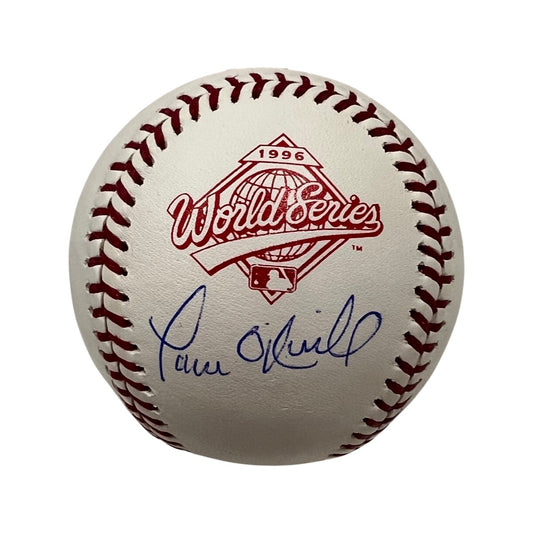 Paul O’Neill Autographed New York Yankees 1996 World Series Logo Baseball JSA