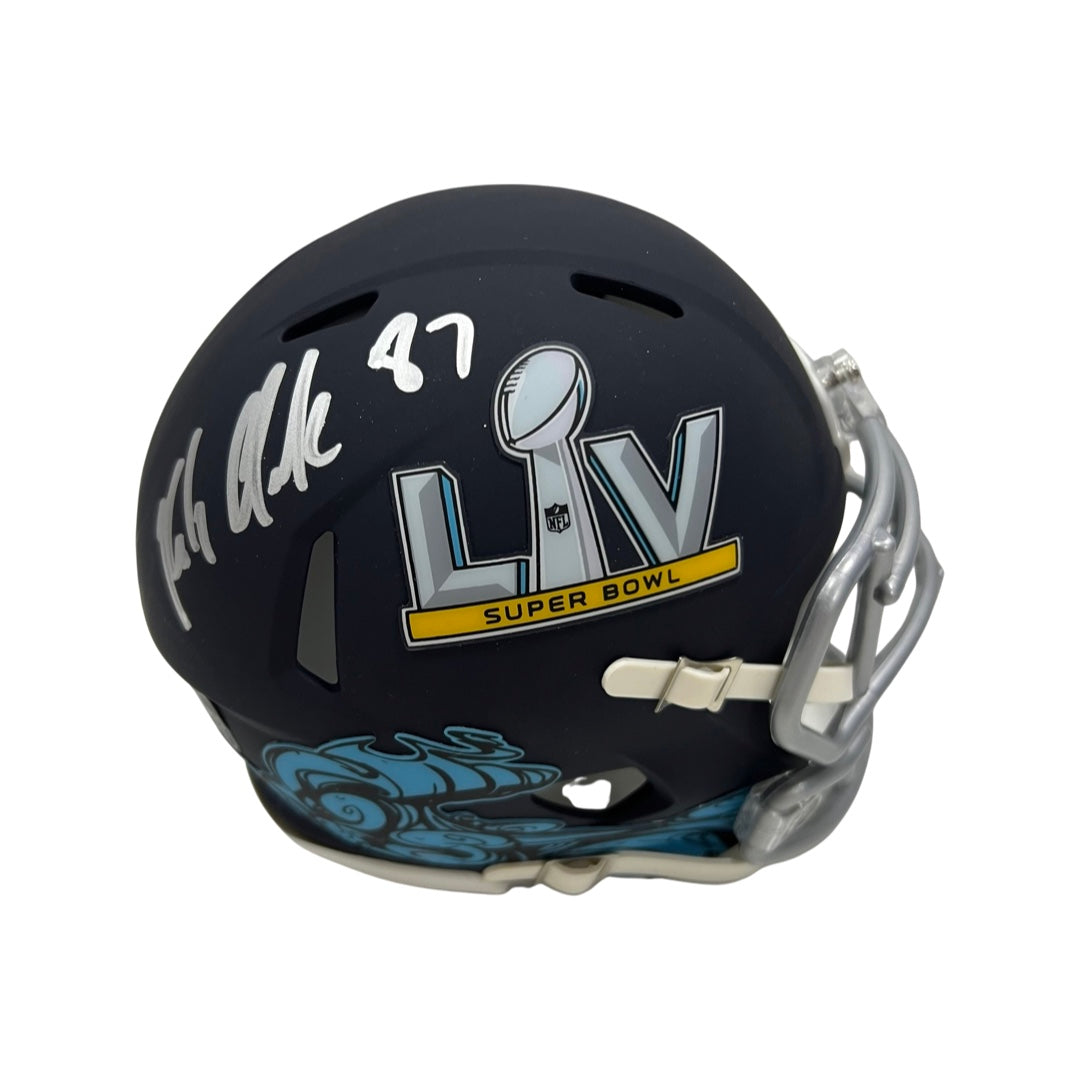 Rob Gronkowski Autographed Tampa Bay Buccaneers Super Bowl LV Mini Helmet Radtke Sports