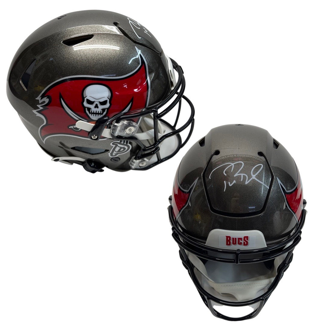 Tom Brady Autographed Tampa Bay Buccaneers Speed Flex Helmet Fanatics