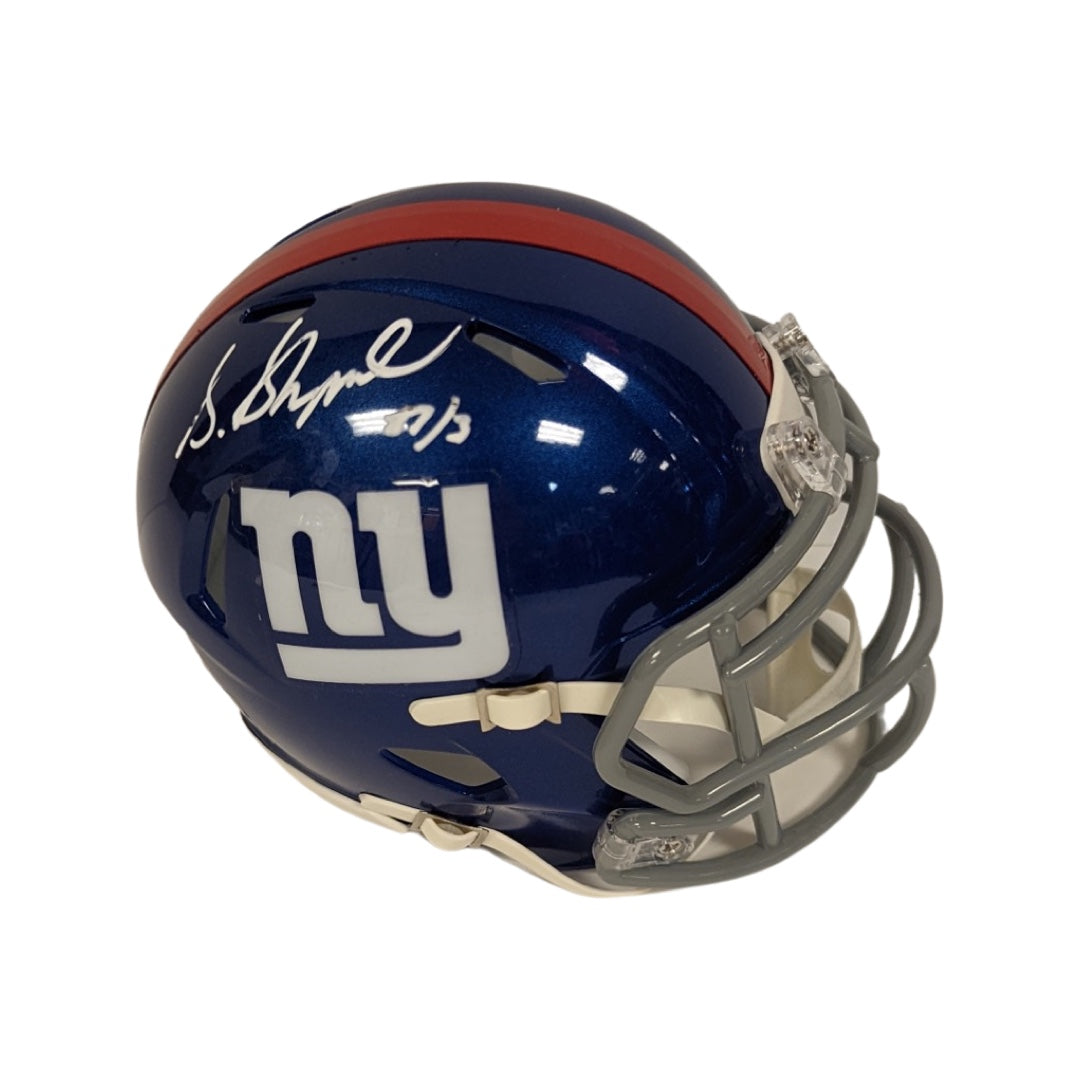 Sterling Shepard Autographed New York Giants Speed Mini Helmet JSA