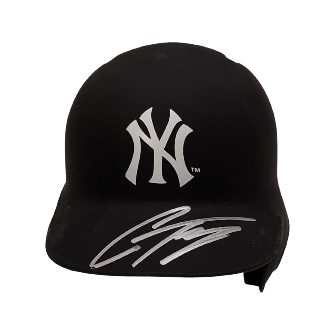 Gleyber Torres Autographed New York Yankees Mini Helmet MLB