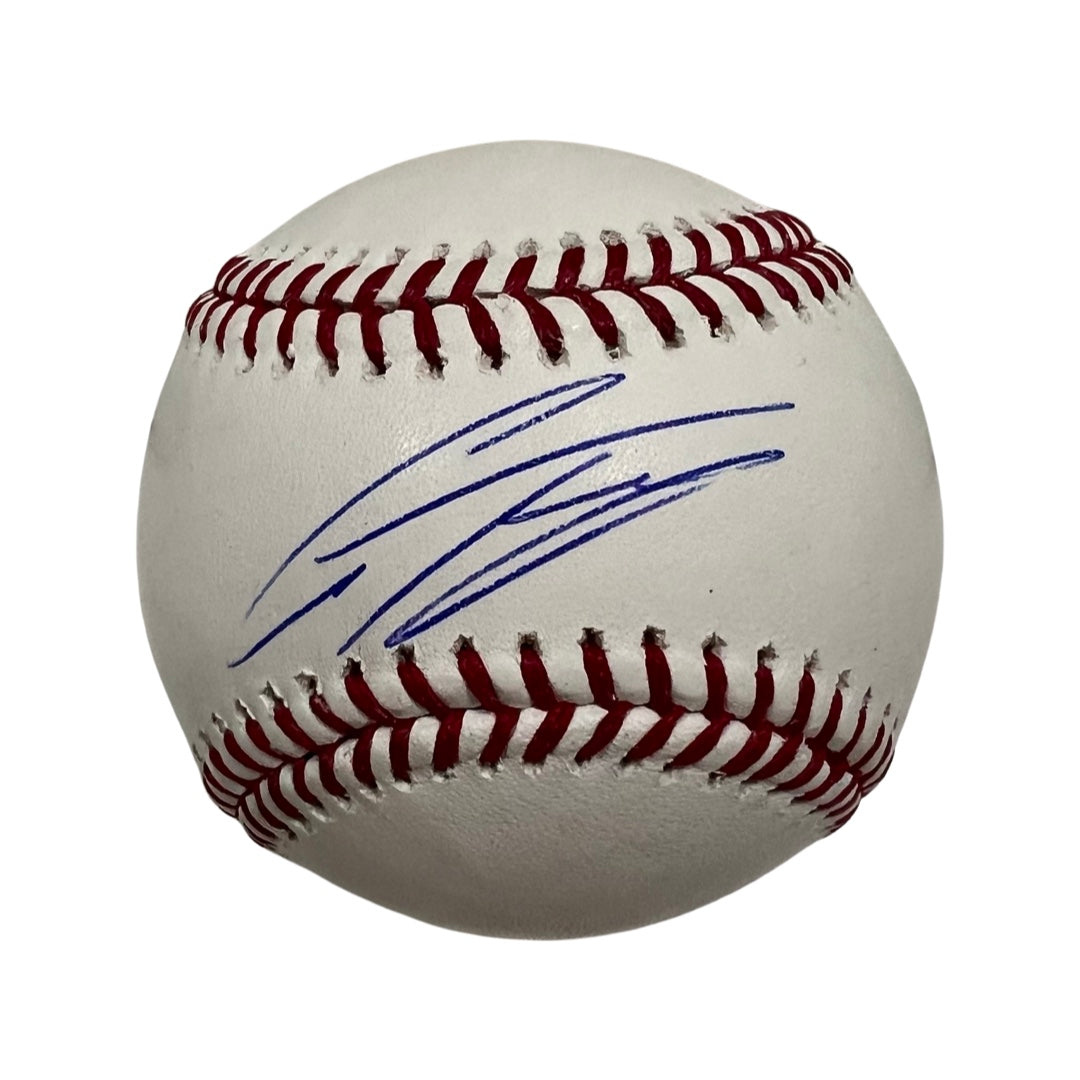 Gleyber Torres Autographed New York Yankees OMLB MLB COA