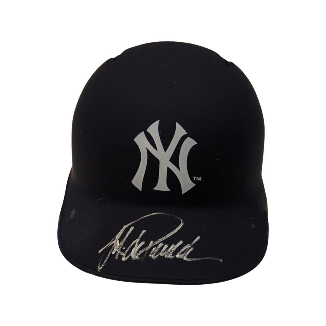Jorge Posada Autographed New York Yankees Mini Helmet JSA