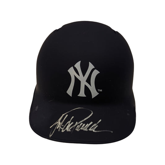 Jorge Posada Autographed New York Yankees Mini Helmet JSA