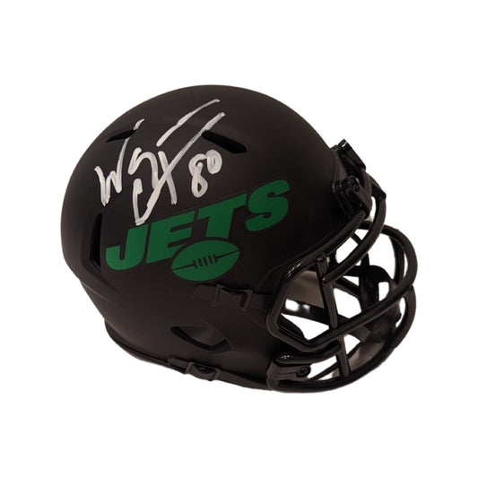 Wayne Chrebet Autographed New York Jets Eclipse Mini Helmet JSA