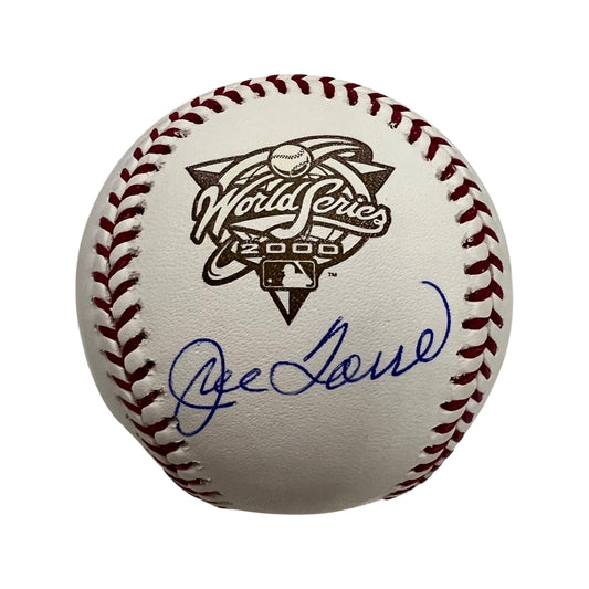 Joe Torre Autographed New York Yankees 2000 World Series Logo Baseball JSA