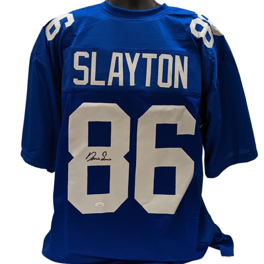 Darius Slayton Autographed New York Giants Blue Jersey JSA