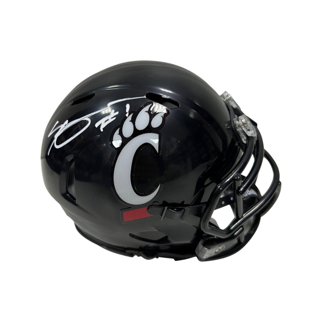 Sauce Gardner Autographed University of Cincinnati Speed Mini Helmet Steiner CX