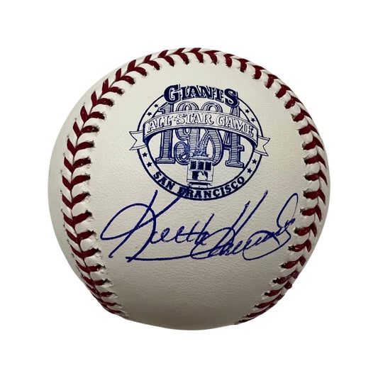 Keith Hernandez Autographed New York Mets 1984 All Star Game Logo Baseball JSA