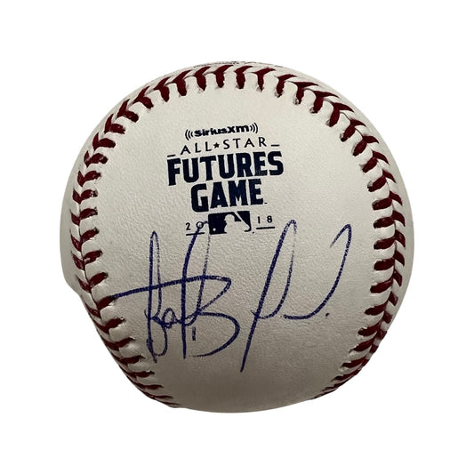 Fernando Tatis Jr Autographed San Diego Padres 2018 Futures Game Logo Baseball JSA & Tristar