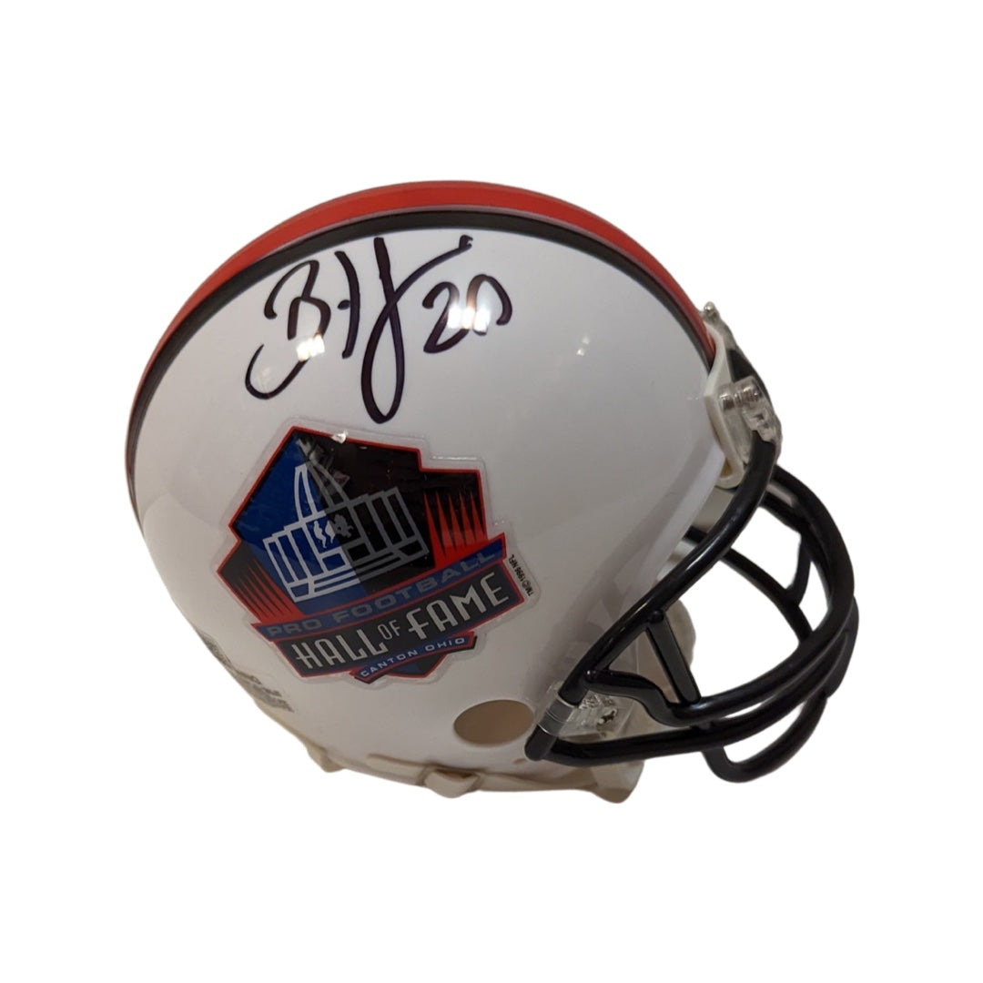 Brian Dawkins Autographed NFL Hall of Fame Mini Helmet JSA