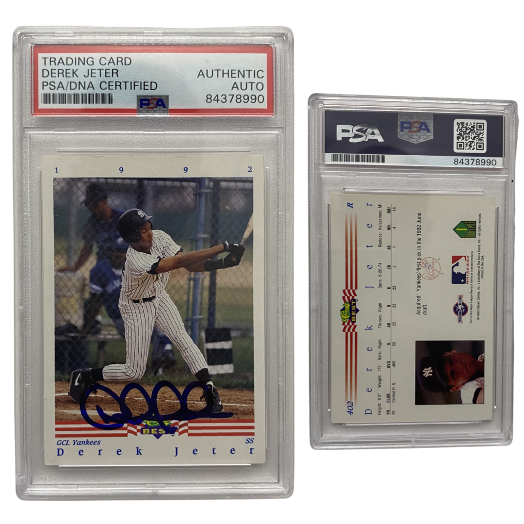 1992 Derek Jeter Classic Best #402 PSA Authentic