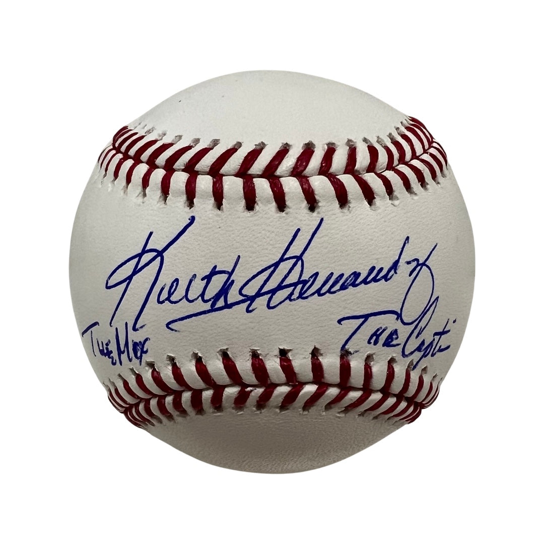 Keith Hernandez Autographed New York Mets OMLB “The Mex, The Captain” Inscriptions JSA