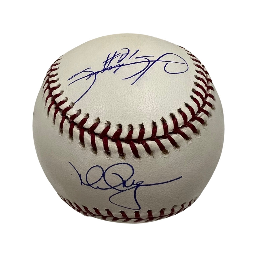 Mark McGwire & Sammy Sosa Autographed OMLB Steiner & MLB COA