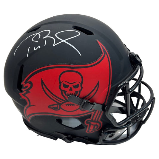Tom Brady Autographed Tampa Bay Buccaneers Eclipse Authentic Helmet Fanatics