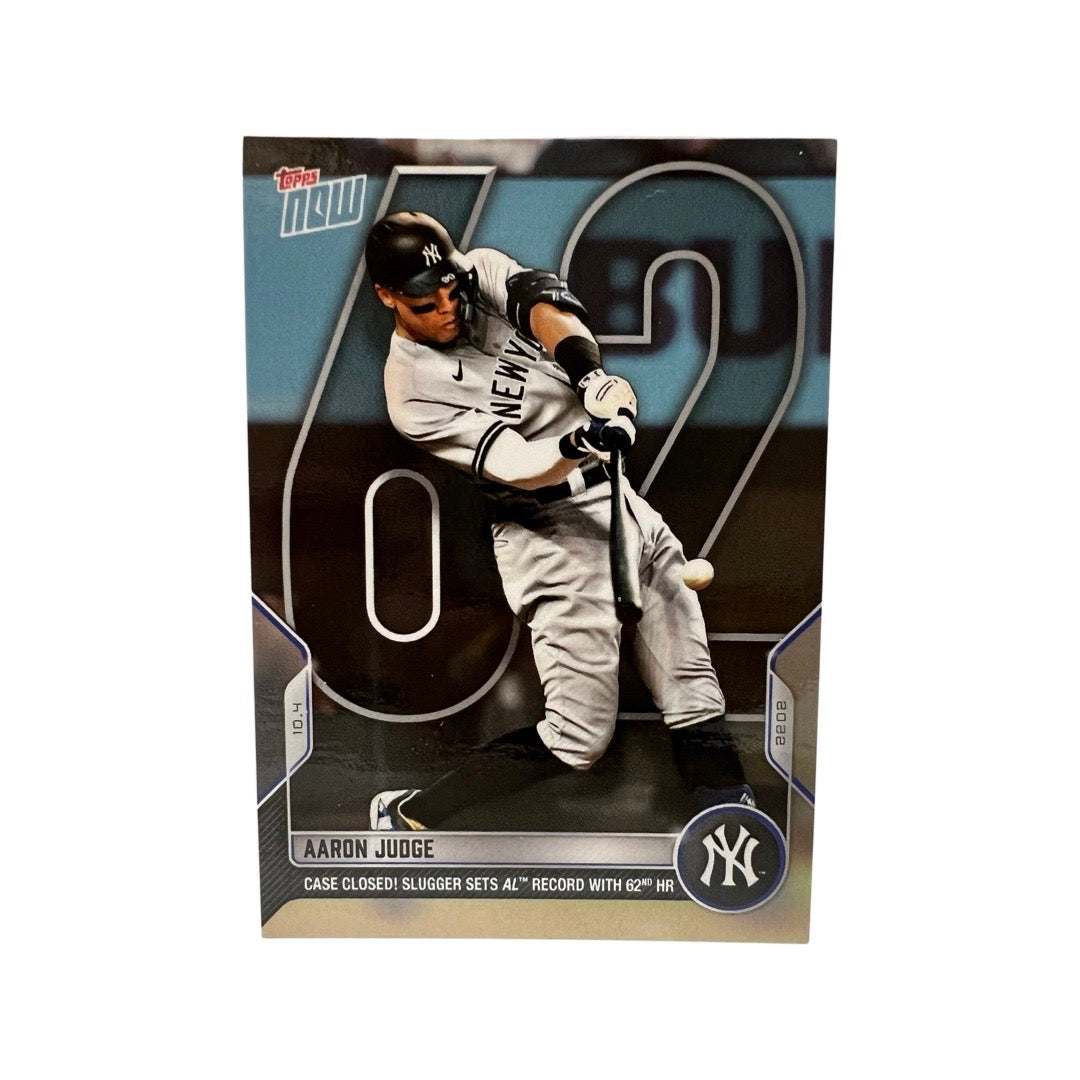 Aaron Judge 2022 Topps Now 62 HR Card #1012