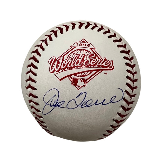 Joe Torre Autographed New York Yankees 1996 World Series Logo Baseball JSA