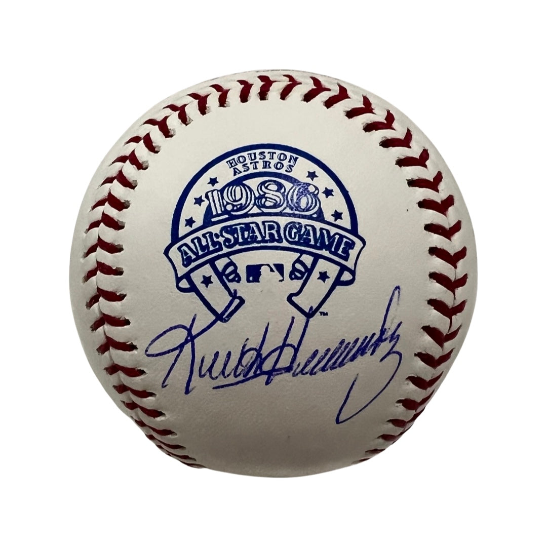 Keith Hernandez Autographed New York Mets 1986 All Star Game Logo Baseball JSA