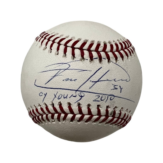 Felix Hernandez Autographed Seattle Mariners OMLB “Cy Young 2010” Inscription JSA