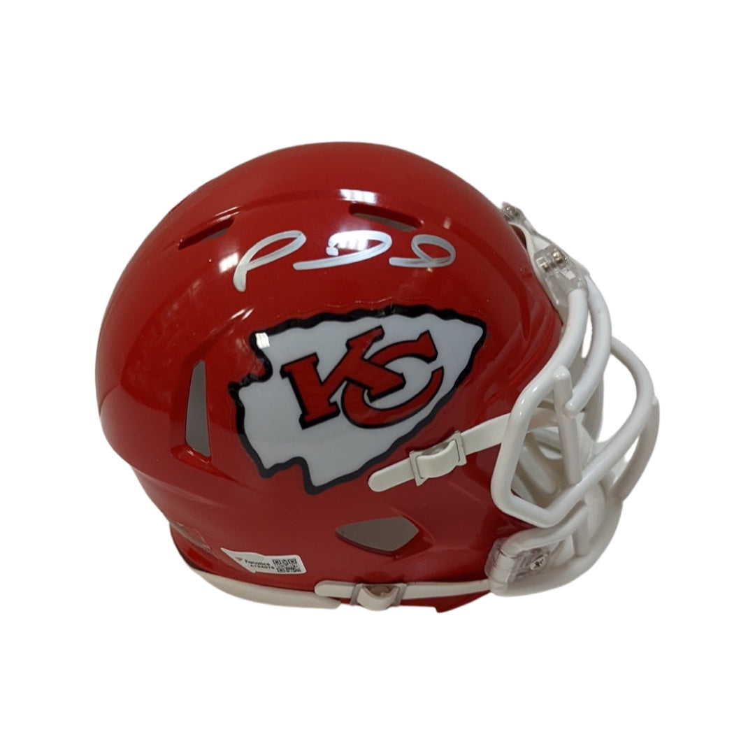 Patrick Mahomes Autographed Kansas City Chiefs Super Bowl Mini Helmet Fanatics