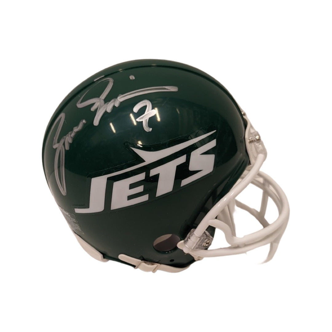 Boomer Esiason Autographed New York Jets Mini Helmet JSA