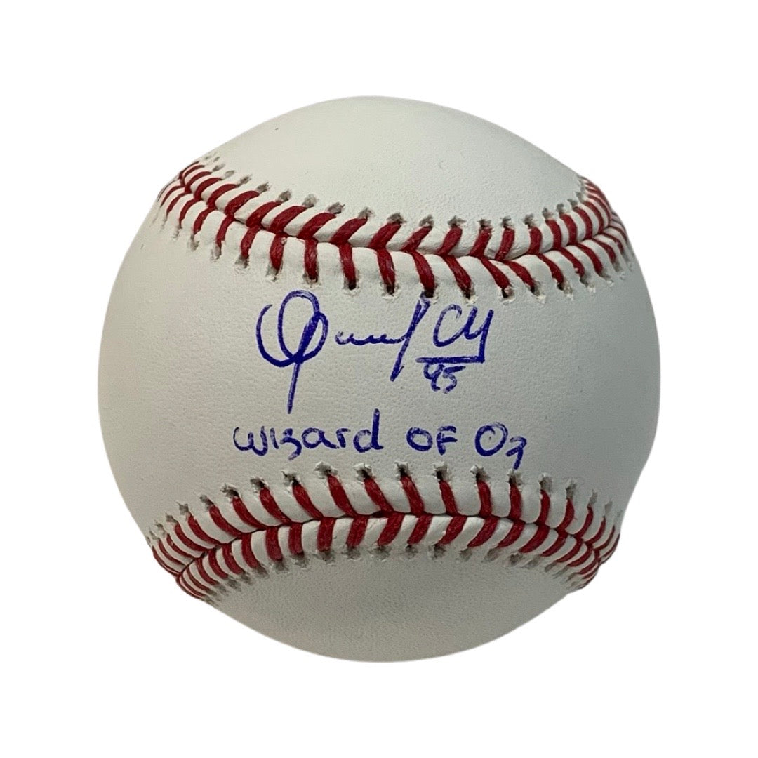 Oswaldo Cabrera Autographed New York Yankees OMLB “Wizard of Oz” Inscription Steiner CX