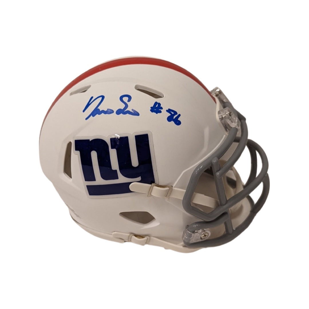 Darius Slayton Autographed New Yorl Giants Flat White Mini Helmet JSA