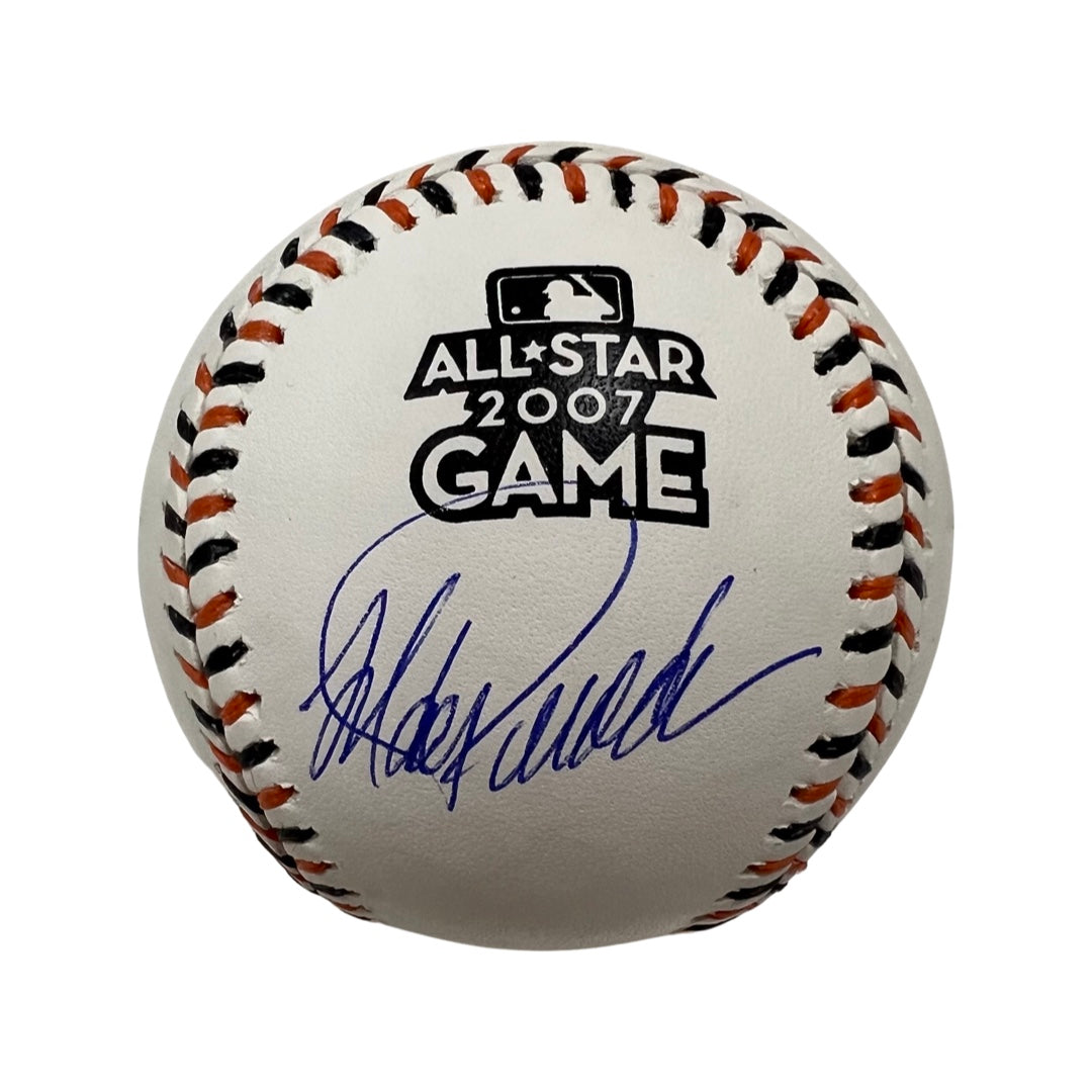 Jorge Posada Autographed New York Yankees 2007 All Star Game Logo Baseball JSA