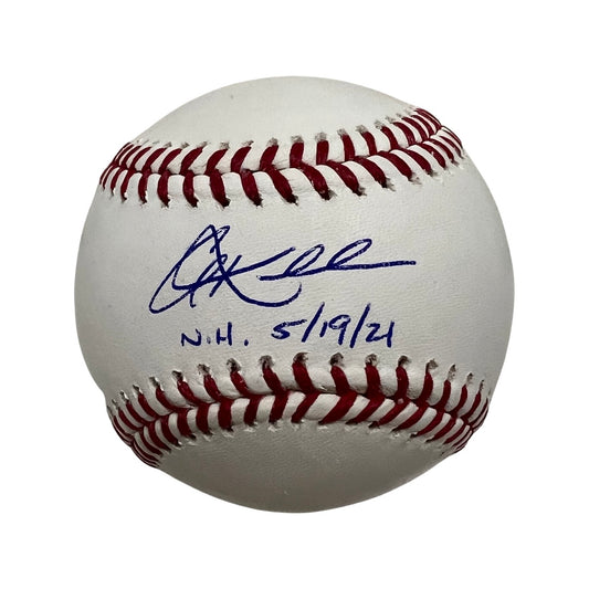 Corey Kluber Autographed New York Yankees OMLB “N.H. 5/19/21” Inscription Fanatics & MLB COA