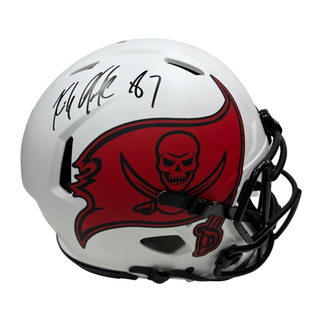 Rob Gronkowski Autographed Tampa Bay Buccaneers Lunar Eclipse Authentic Helmet Radtke Sports