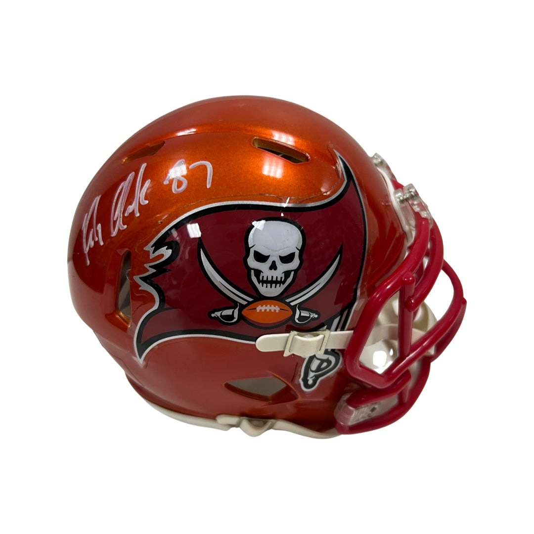 Rob Gronkowski Autographed Tampa Bay Buccaneers Flash Mini Helmet Radtke Sports