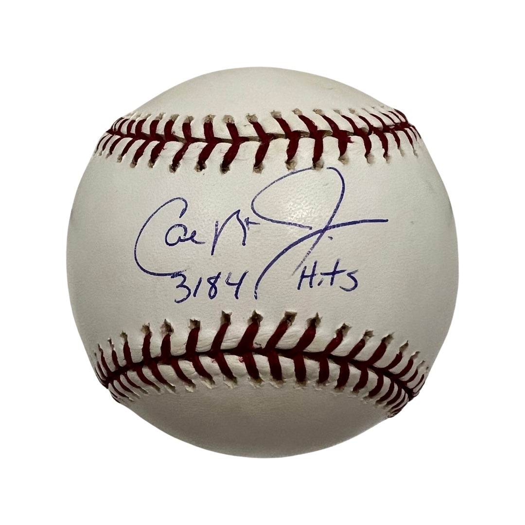 Cal Ripken Jr Autographed Baltimore Orioles OMLB “3184 Hits” Inscription CSA