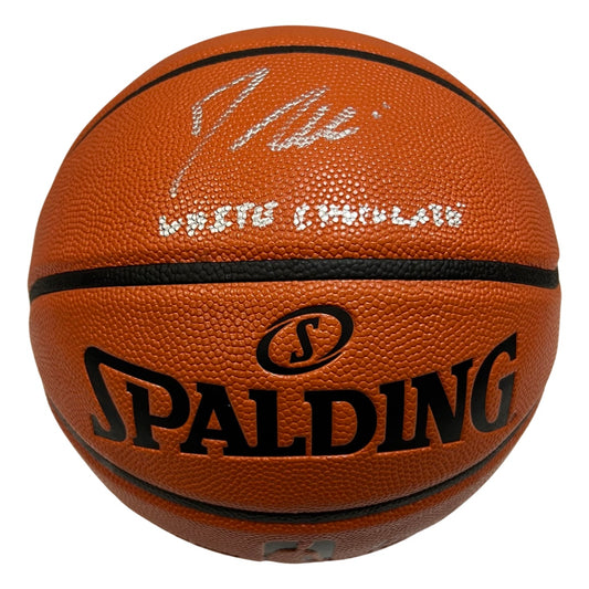 Jason Williams Autographed Spalding Game Ball Series Basketball “White Chocolate” Inscriptions JSA