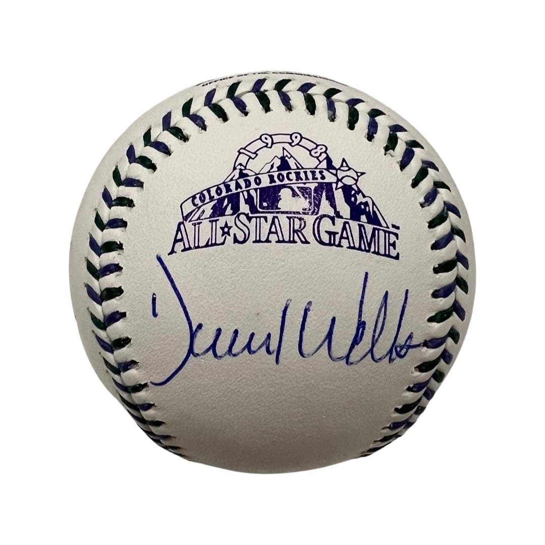 David Wells Autographed New York Yankees 1998 All Star Game Logo Baseball JSA