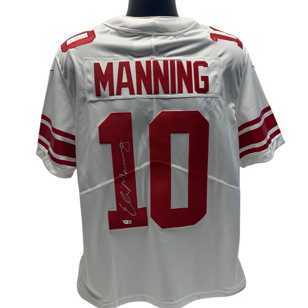 Eli Manning Autographed New York Giants White Nike Authentic Jersey Fanatics