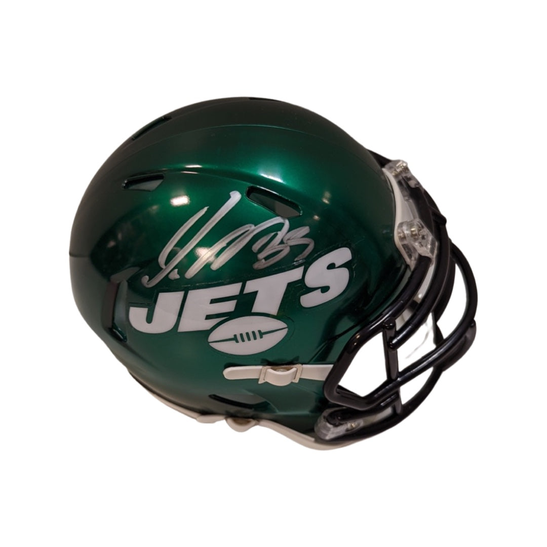 Jamal Adams Autographed New York Jets Speed Mini Helmet JSA