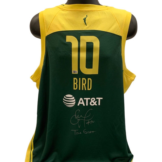 Sue Bird Autographed Seattle Storm Nike Jersey “The GOAT” Inscription Steiner CX