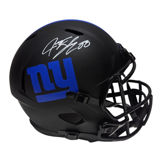 Jeremy Shockey Autographed New York Giants Eclipse Replica Helmet JSA