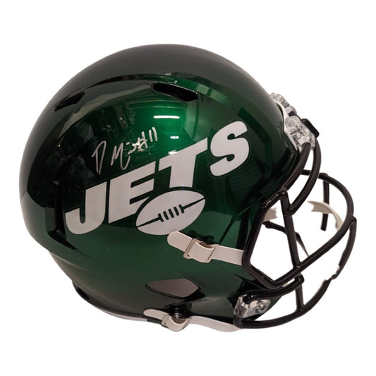 Denzel Mims Autographed New York Jets Speed Replica Helmet JSA