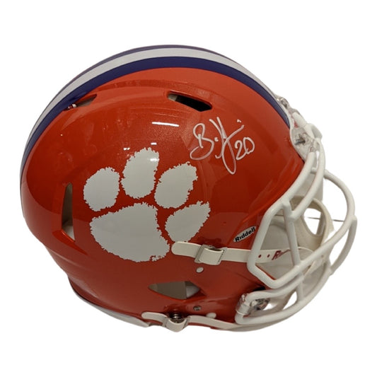 Brian Dawkins Autographed Clemson Tigers Speed Authentic Helmet JSA