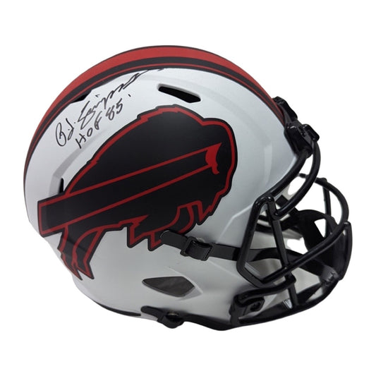 OJ Simpson Autographed Buffalo Bills Lunar Eclipse Replica Helmet JSA