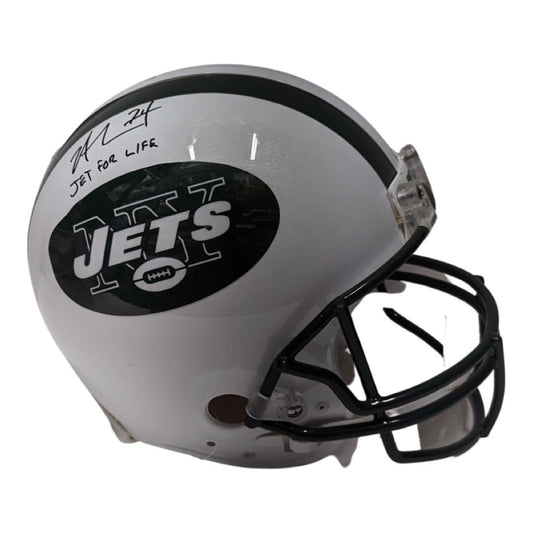 Nick Mangold Autographed New York Jets ProLine Authentic Helmet “Jet for Life” Inscription PSA