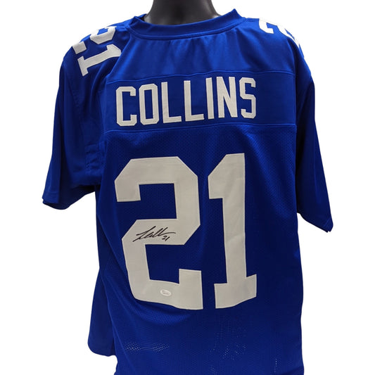 Landon Collins Autographed New York Giants Blue Jersey JSA